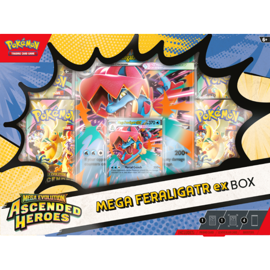 Pokémon TCG: Ascended Heroes - Mega Feraligatr ex Box